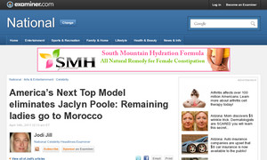 America's Next Top Model eliminates Jaclyn Poole: Remaining ladies go to Morocco