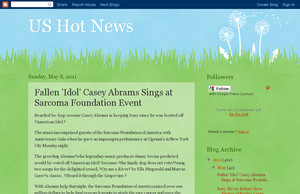 US Hot News: Fallen 'Idol'  Casey Abrams Sings at Sarcoma  ...
