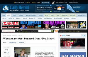 Wheaton resident bounced from 'Top Model'
