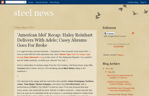steel news: ' American Idol ' Recap:  Haley Reinhart Delivers With  ...