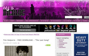 Tim Halperin - FREE DOWNLOAD - "The Last Song" | mjsbigblog