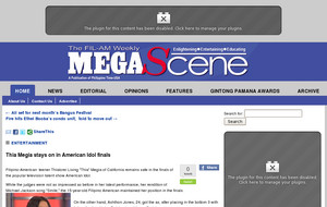 Thia Megia stays on in  American Idol finals | MegaScene