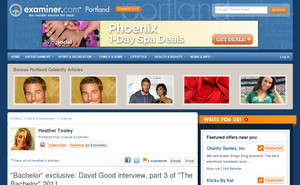 "Bachelor" exclusive: David Good interview, part 3 of "The Bachelor" 2011