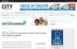 "So You Think You Can Dance" 2010: Top 4 results (the finalists revealed)