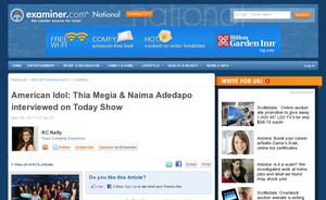 American Idol: Thia Megia & Naima Adedapo interviewed on Today Show