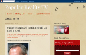 Popular Reality TV: Survivor:  Richard Hatch Should Go Back To Jail