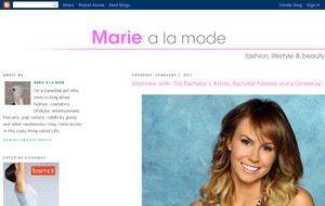 Marie a la Mode: Interview with ' The Bachelor's '  Keltie , Bachelor  ...
