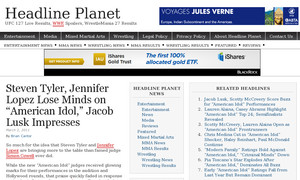 Steven Tyler, Jennifer Lopez Lose Minds on " American Idol ,"  Jacob  ...