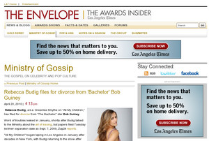 Rebecca Budig files for divorce from 'Bachelor' Bob Guiney
