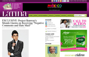 EXCLUSIVE:  Project Runway's Mondo Guerra on Receiving "Negative  ...