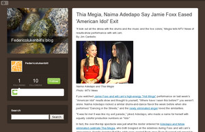 Thia Megia,  Naima Adedapo Say Jamie Foxx Eased ' American Idol  ...
