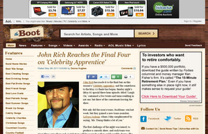 John Rich Reaches the Final Four on ' Celebrity Apprentice ' - The Boot