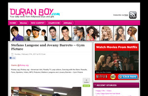 Stefano Langone and  Jovany Barreto - Gym Picture | DurianBoy.com