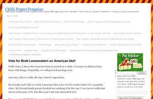 Vote for  Brett Loewenstern on  American Idol ! &#171; Chilli Pepper Penguins