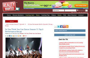 So You Think You Can Dance Season 7: Top 6 Performance Recap