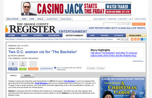 Two O.C. women vie for 'The Bachelor'