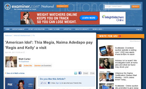 'American Idol': Thia Megia, Naima Adedapo pay 'Regis and Kelly' a visit