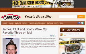 James,  Clint and Scotty Were My Favorite Three on Idol - Flint's  ...