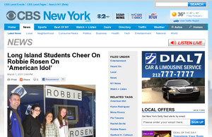 Long Island Students Cheer On Robbie Rosen On 'American Idol'