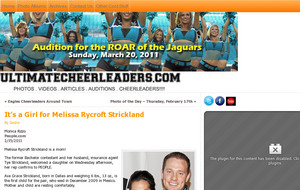 It's a Girl for  Melissa Rycroft Strickland | Ultimate Cheerleaders