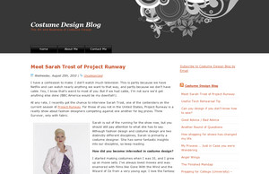 Meet  Sarah Trost of  Project Runway | Costume Design Blog