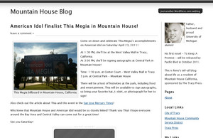 American Idol finalist  Thia Megia in Mountain House! &#171; Mountain  ...