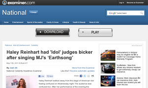 Haley Reinhart had 'Idol' judges bicker after singing MJ's 'Earthsong'
