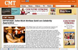 CMT : News : OFFSTAGE:  John Rich Strikes Gold on  Celebrity Apprentice