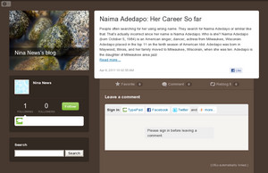 Naima Adedapo : Her Career So far - Nina News's blog
