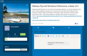 Melissa Rycroft Strickland Welcomes a Baby Girl - fraserceleb001's  ...