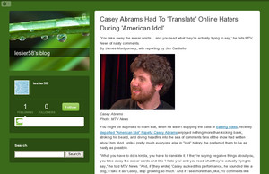 Casey Abrams Had To 'Translate' Online Haters During ' American  ...