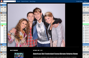 allthingsidol24/7:  American Idol Contestant  Casey Abrams Returns Home
