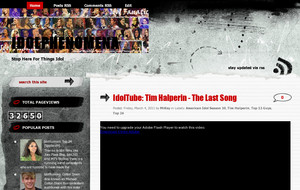 IdolPhenomena: IdolTube:  Tim Halperin - The Last Song
