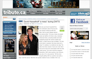 David Hasselhoff "a mess" during DWTS - Celebrity Gossip
